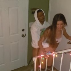 Asian Slut Hotwife Takes Delivery Man's BBC