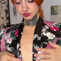 alt tattoed petite teen egirl teases old men on snapchat for fun