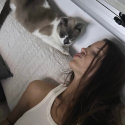 A little 'me time' with my furry assistant by my side