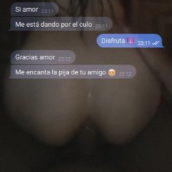 LE PRESTA LA NOVIA AL AMIGO 💀 cornudo argentina argenta en 4 anal culona infiel telo trola morocha