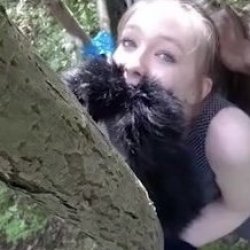 slutty teen fucks bbc in the woods Aww yeah. Getting the dick she craves out in public. Love