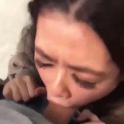 Young Vietnamese Girl Swallows Daddies Cock