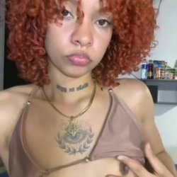 🔞 Young sexy small perky tits nipple pierce topless horny tease 🫦💦😈 OF!