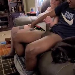 Granny Wife Strokes & Sucks BBC