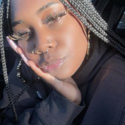 Cum on Ebony Face