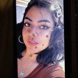 Pretty face Latina cock and cum tribute #13