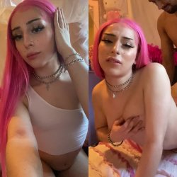 Skinny Trans Girl Fucked By Thick Black Cock. Shemale, Femboy, White Girls Snowbunnies, Anal.