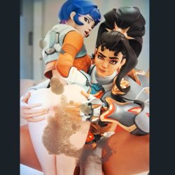 juno and futa vendetta cum tribute - overwatch