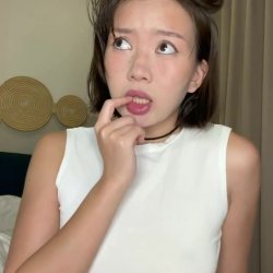 🔞 Young sexy hot teen perky small tits midriff tease horny slut tongue kiss 🫦💦🍑😈 OF now