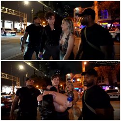 Streamer Almost Flashes Fan's Pussy In Public