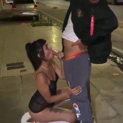 Truth or Dare - Girl Sucks Dick on Street