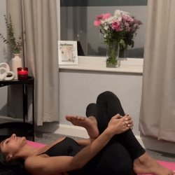 My mat’s ready, and I’ve got a spot saved for you