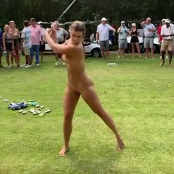 Truth or Dare - Girl Golfs Naked