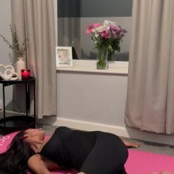 Maybe we should try to do some hard yoga