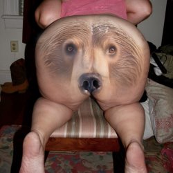 You wanted to see her bear ass???  Pass it on!