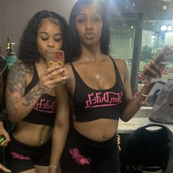Slim Thick Petite Ebony Stripper Friends