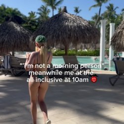 Just a tropical babe having some fun