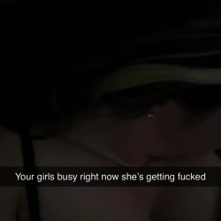She can’t pick up right now she’s getting fucked