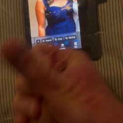 Sexy girl in blue shirt