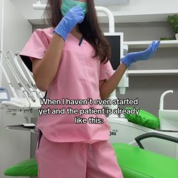 Haven't even started yet and my patient is already like this: