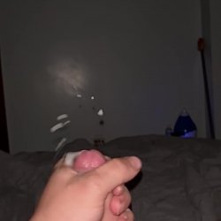 Nightly routine big cumshot