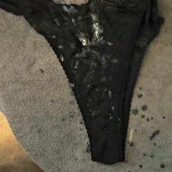 GF Underwear Soaked by HUGE LOAD