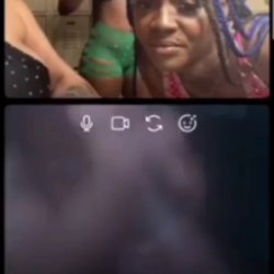 Group of ebony stripper DickFlash on Instagram