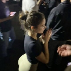 Cheating Brunette Takes Dick In Car Before Party