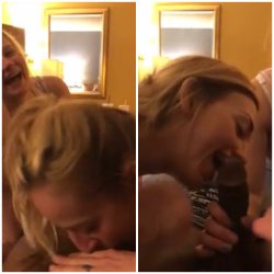 "We Already Know How To Suck Black Dick By Nature" 3 Friends Taking Turns Sucking BBC