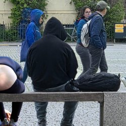 candid butt-crack...