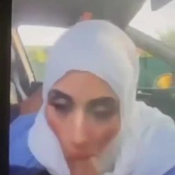 Paki  slut sucking dick in car ...