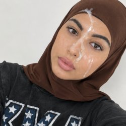 ,I just got my face covered in cum 💦😈