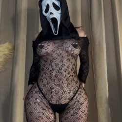 🎃 Detonada en Halloween 🎃 Recibe toda la leche adentro