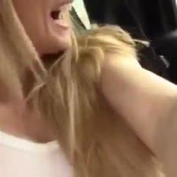 Blondie loves to play with herself