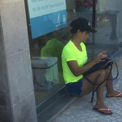 candid feet flip flop