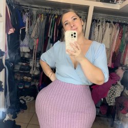 stupid thick white Mexicans milf with a thin waist and a massive fat booty.