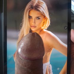 Tribute for a cute blonde with huge tits