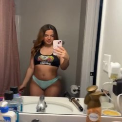 Cute college girl with a fat ass