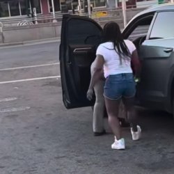 She got rocked but damn she got ASS