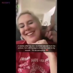Step-Son wants step-mom to suck it anyway