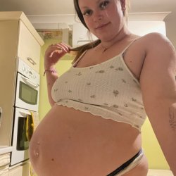 My pregnant body is making me super horny Honey