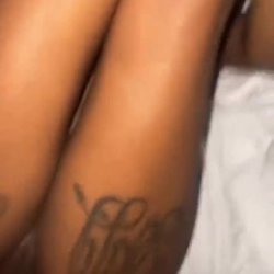 her coochie really is pink, her bootyhole brown
