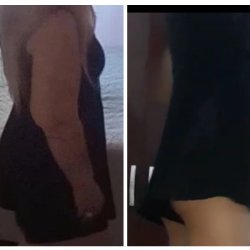 Usei o vestidinho da minha esposa