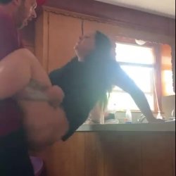 Milf wife kitchen sex amateur missionary big tits mature