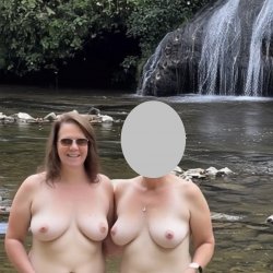 Cathy and friend