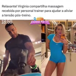 Virginia atiçando o personal 🤤🍑