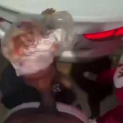 DickFlash two ebony woman twerking they both end up sucking dick
