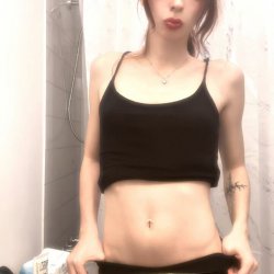 Beautiful Sexy Trans College teen Small tits Solo nude