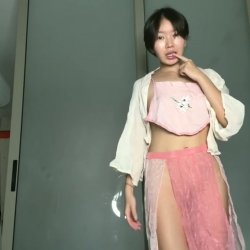 🔞 nude girl perfect ass fingering pussy naked horny 😈💦 OF link
