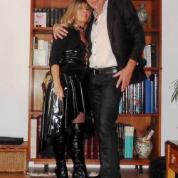 My husband and me
